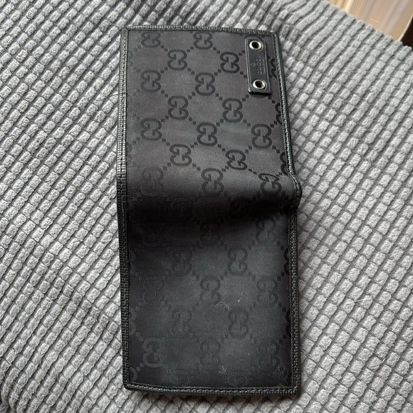 Vintage Gucci authentic Guccissima GG logo nylon leather bifold wallet - Picture 9 of 13